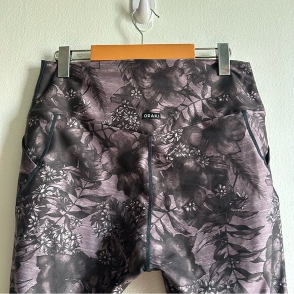 Oraki Sz XL printed High Rise Full Length Athletic Leggings - Picture 3 of 11